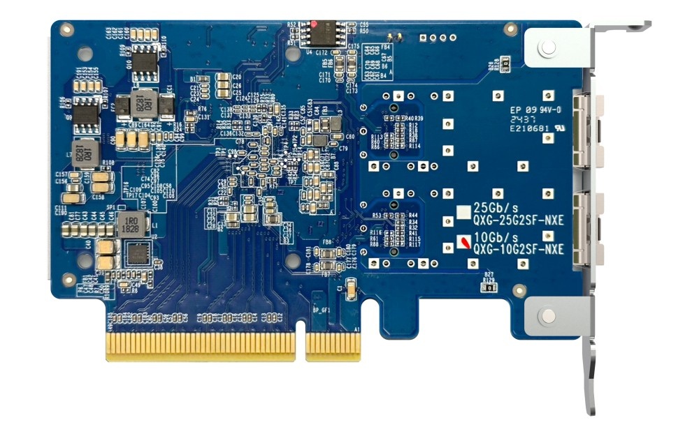 QNAP QNAP QXG-10G2SF-NXE scheda di rete e adattatore Interno Fibra 10 Mbit/s - COMPONENTI | TecnoCARE.net Sabaudia, Latina, Terracina, San Felice Circeo e Pontinia