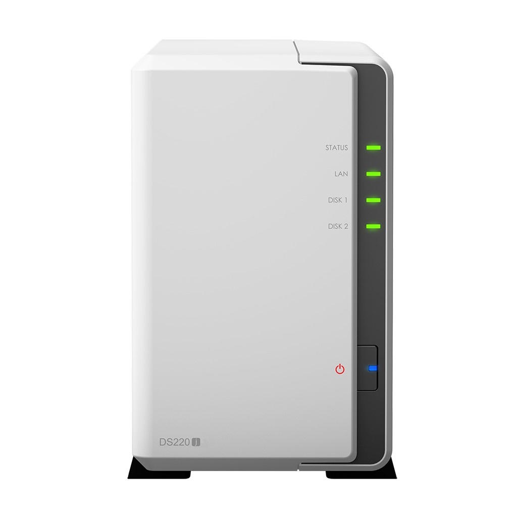 SYNOLOGY Synology DiskStation DS220j NAS Mini Tower Collegamento ethernet LAN Bianco RTD1296 - SUPPORTI PER LA MEMORIZZAZIONE | TecnoCARE.net Sabaudia, Latina, Terracina, San Felice Circeo e Pontinia