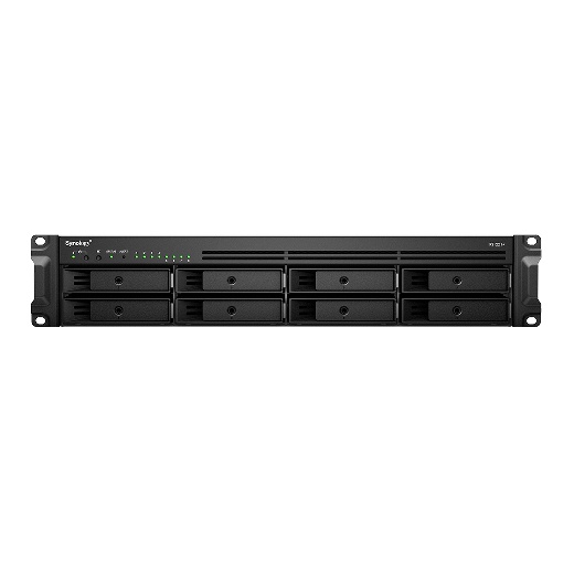 SYNOLOGY SYNOLOGY NAS RACK 8BAY 2.5"/3.5" SSD/HDD SATA, 2xSSD M.2 SATA, AMD RYZEN V1500B 4CORE 2.2 GHz, 4GB SODIMM DDR4 ECC (UP TO 32GB), 4x1GbE, 2xUSB 3.0, 1xSPCIE 2.0: 8x4-LANE - NAS | TecnoCARE.net Sabaudia, Latina, Terracina, San Felice Circeo e Pontinia