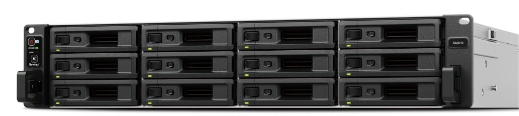 SYNOLOGY Synology SA SA3610 server NAS e di archiviazione Armadio (2U) Collegamento ethernet LAN Nero, Grigio D-1567 - SUPPORTI PER LA MEMORIZZAZIONE | TecnoCARE.net Sabaudia, Latina, Terracina, San Felice Circeo e Pontinia