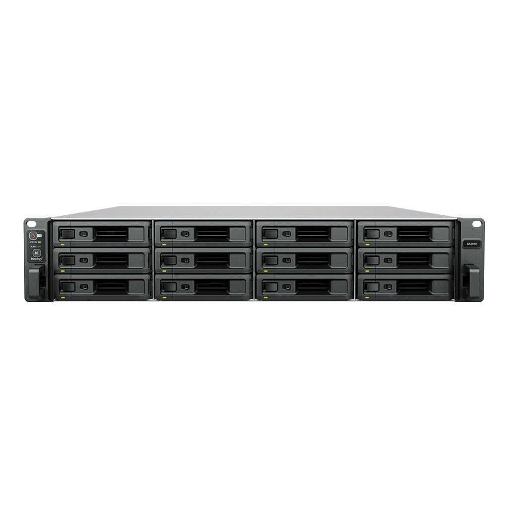 SYNOLOGY Synology SA SA3610 server NAS e di archiviazione Armadio (2U) Collegamento ethernet LAN Nero, Grigio D-1567 - SUPPORTI PER LA MEMORIZZAZIONE | TecnoCARE.net Sabaudia, Latina, Terracina, San Felice Circeo e Pontinia