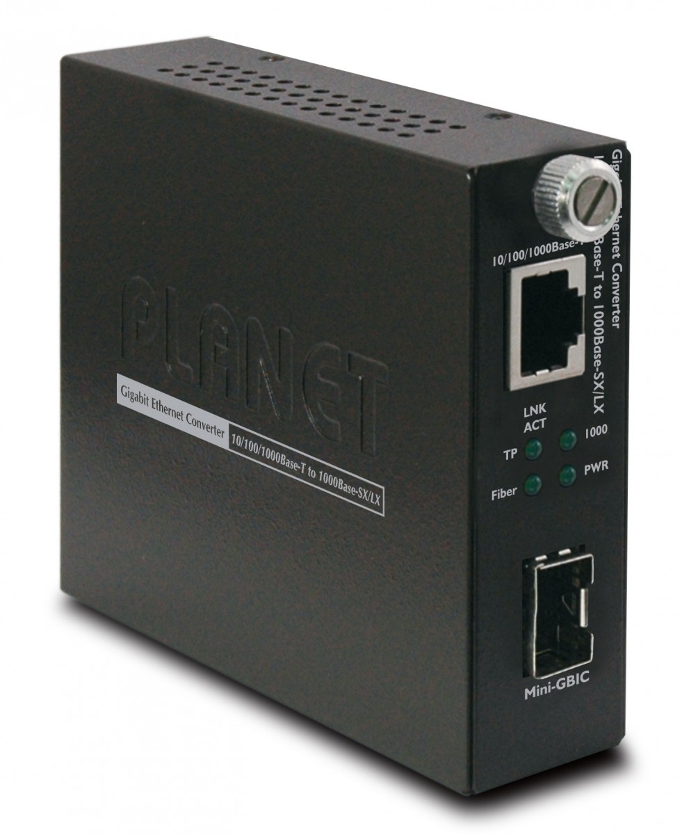 PLANET PLANET GST-805A convertitore multimediale di rete 2000 Mbit/s Nero - RETI | TecnoCARE.net Sabaudia, Latina, Terracina, San Felice Circeo e Pontinia
