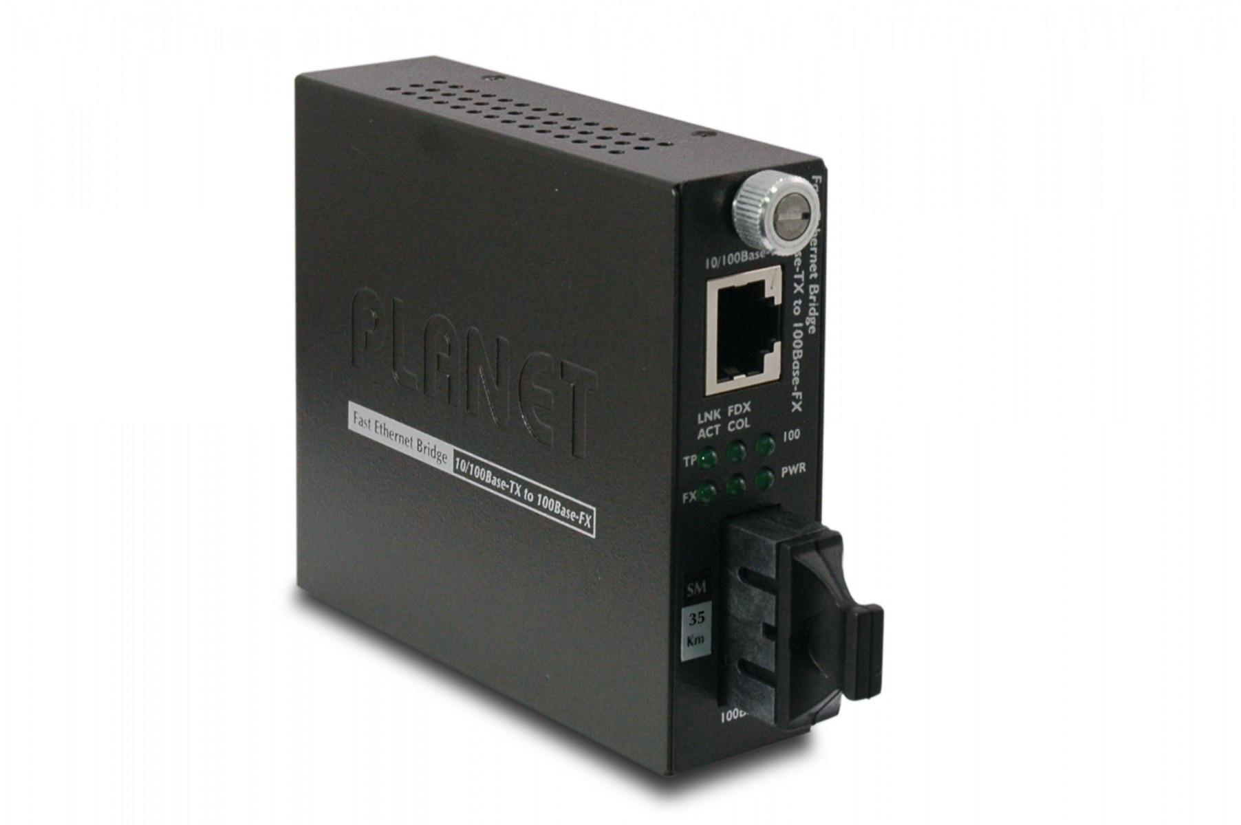 PLANET PLANET FST-802S35 convertitore multimediale di rete 100 Mbit/s 1310 nm Modalità singola Nero - RETI | TecnoCARE.net Sabaudia, Latina, Terracina, San Felice Circeo e Pontinia