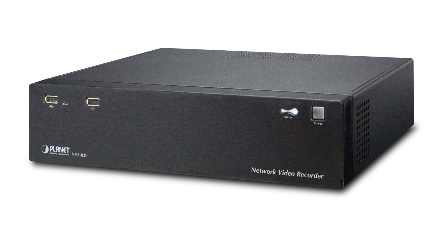 PLANET PLANET NVR-820 - Netzwerk-Videorecorder - 8 Kanäle Nero - SISTEMI DI SORVEGLIANZA | TecnoCARE.net Sabaudia, Latina, Terracina, San Felice Circeo e Pontinia