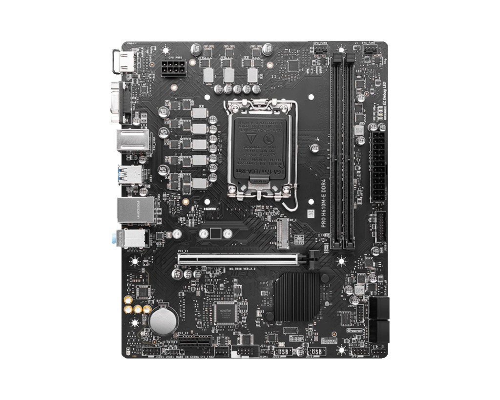 MSI MSI MB H610, PRO H610M-E DDR4, LGA 1700, 2DDR4, 1PCI-Ex16, 1PCI-Ex1, 1M.2, 4SATA3 - MAINBOARD | TecnoCARE.net Sabaudia, Latina, Terracina, San Felice Circeo e Pontinia