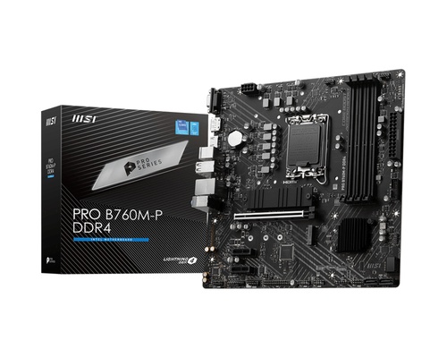 MSI MSI MB B760, PRO B760M-P DDR4, LGA 1700, 4DDR4, 1PCI-Ex16, 2PCI-Ex1, 2M.2, 4SATA3, MATX - MAINBOARD | TecnoCARE.net Sabaudia, Latina, Terracina, San Felice Circeo e Pontinia