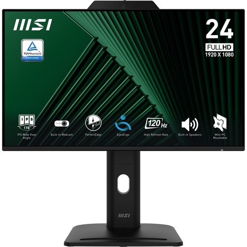 MSI MSI MONITOR 23,8 LED IPS 16:9 FHD 120Hz 300 CDM, WEBCAM, PIVOT, VGA/DP/HDMI, MULTIMEDIALE - MONITOR LED | TecnoCARE.net Sabaudia, Latina, Terracina, San Felice Circeo e Pontinia