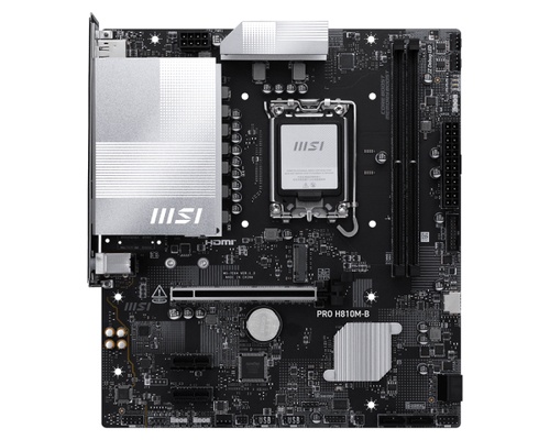 MSI MSI MB PRO H810M-B601-7E64-010,13801-7E64-001STD PRO H810M-B, H810, LGA1851, 2DDR5, 1PCIe - MAINBOARD | TecnoCARE.net Sabaudia, Latina, Terracina, San Felice Circeo e Pontinia