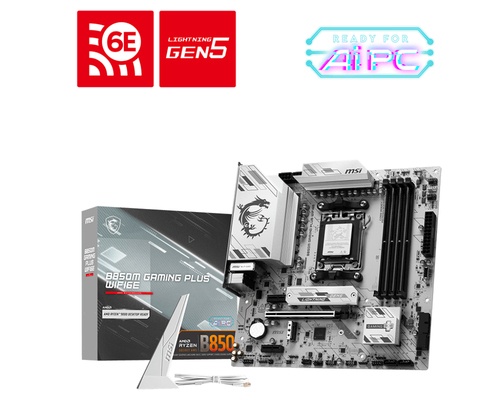 MSI MSI MB B850M GAMING PLUS WIFI6E,B850,AM5,4DDR5,1PCI-Ex16,2M.2,4SATA3,5USB3.2 Gen2,6USB3.2, - MAINBOARD | TecnoCARE.net Sabaudia, Latina, Terracina, San Felice Circeo e Pontinia