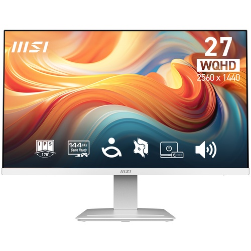 MSI MSI MONITOR 27 LED IPS WQHD 16:9 144Hz 1ms, HDMI/DP, MULTIMEDIALI, BIANCO - MONITOR LED | TecnoCARE.net Sabaudia, Latina, Terracina, San Felice Circeo e Pontinia