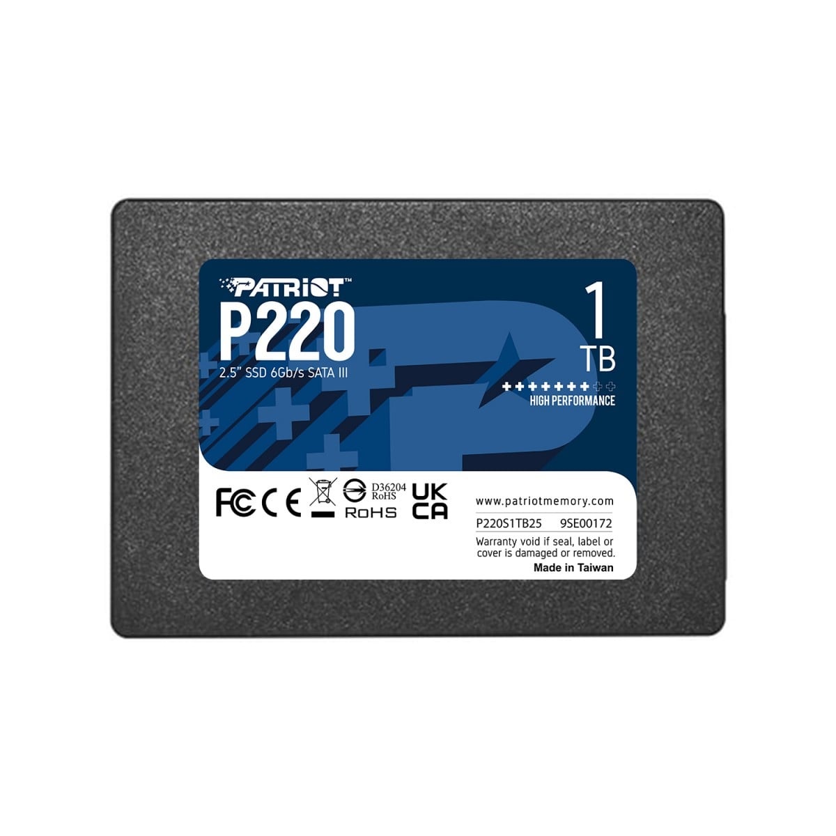 PATRIOT Patriot Memory P220 1TB 2.5" Serial ATA III - SUPPORTI PER LA MEMORIZZAZIONE | TecnoCARE.net Sabaudia, Latina, Terracina, San Felice Circeo e Pontinia