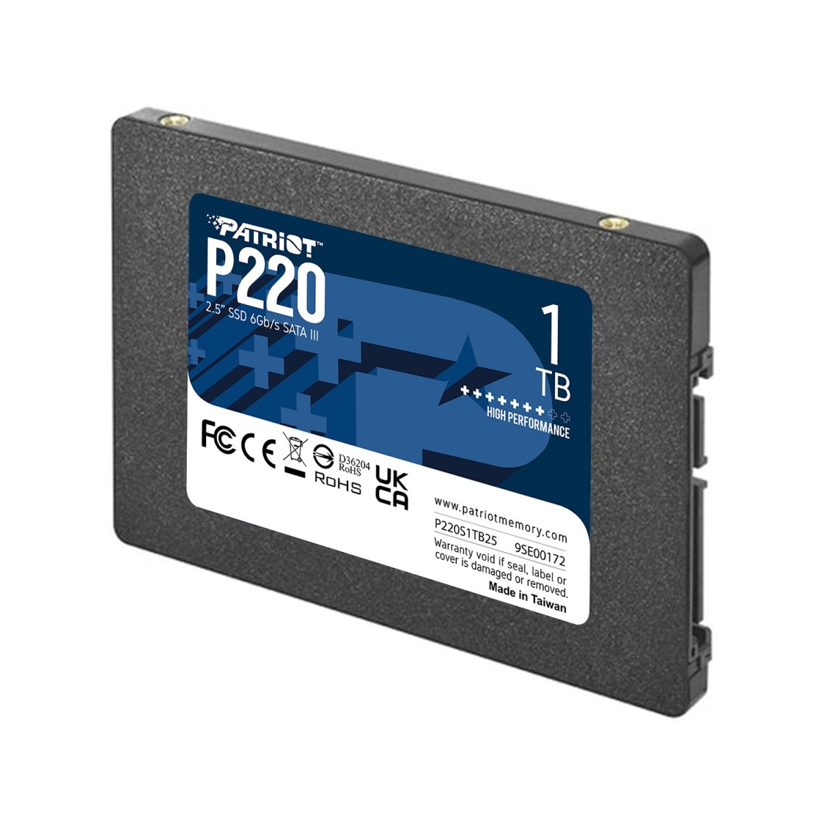 PATRIOT Patriot Memory P220 1TB 2.5" Serial ATA III - SUPPORTI PER LA MEMORIZZAZIONE | TecnoCARE.net Sabaudia, Latina, Terracina, San Felice Circeo e Pontinia