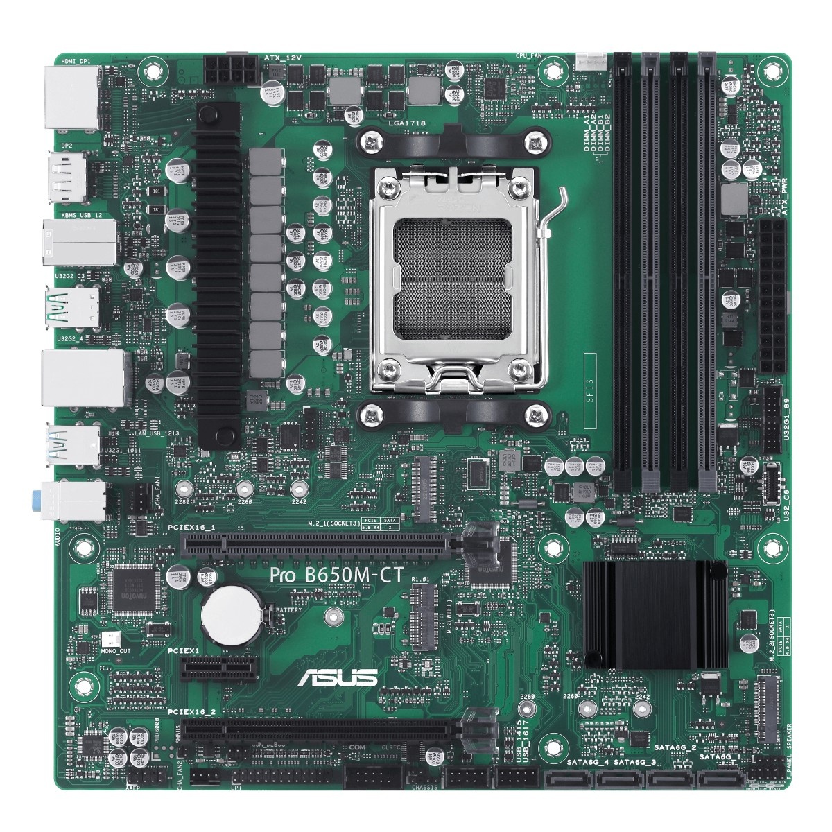 ASUS ASUS PRO B650M-CT-CSM AMD B650 Socket AM5 micro ATX - COMPONENTI | TecnoCARE.net Sabaudia, Latina, Terracina, San Felice Circeo e Pontinia