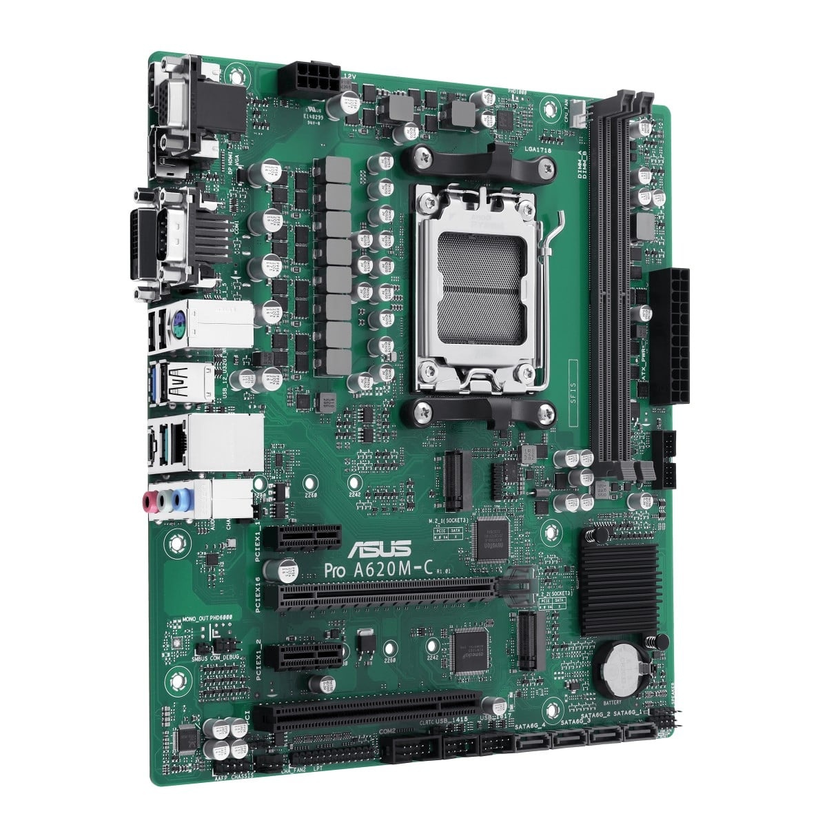 ASUS ASUS PRO A620M-C-CSM AMD A620 Socket AM5 micro ATX - COMPONENTI | TecnoCARE.net Sabaudia, Latina, Terracina, San Felice Circeo e Pontinia
