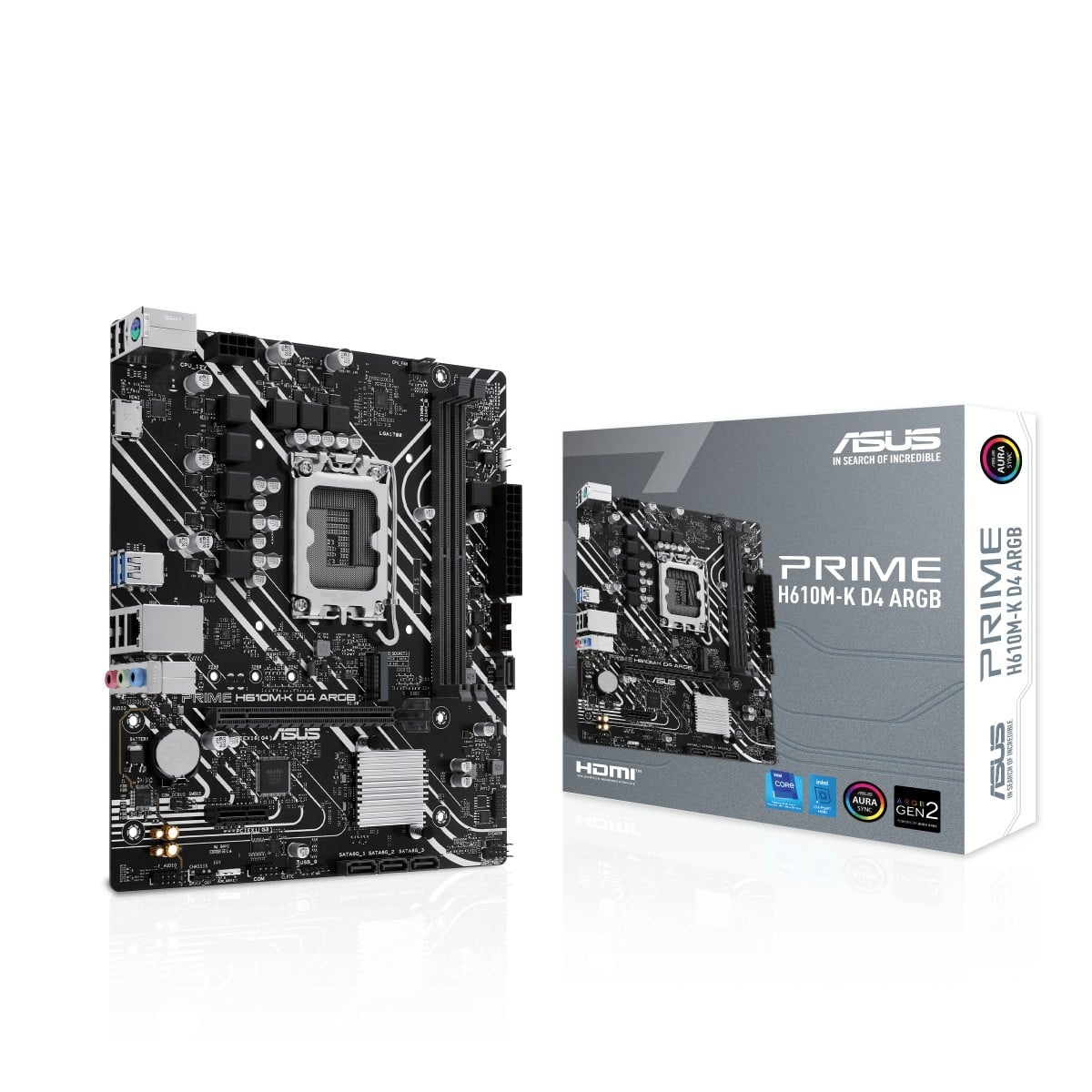 ASUS ASUS PRIME H610M-K D4 ARGB Intel H610 LGA 1700 micro ATX - COMPONENTI | TecnoCARE.net Sabaudia, Latina, Terracina, San Felice Circeo e Pontinia
