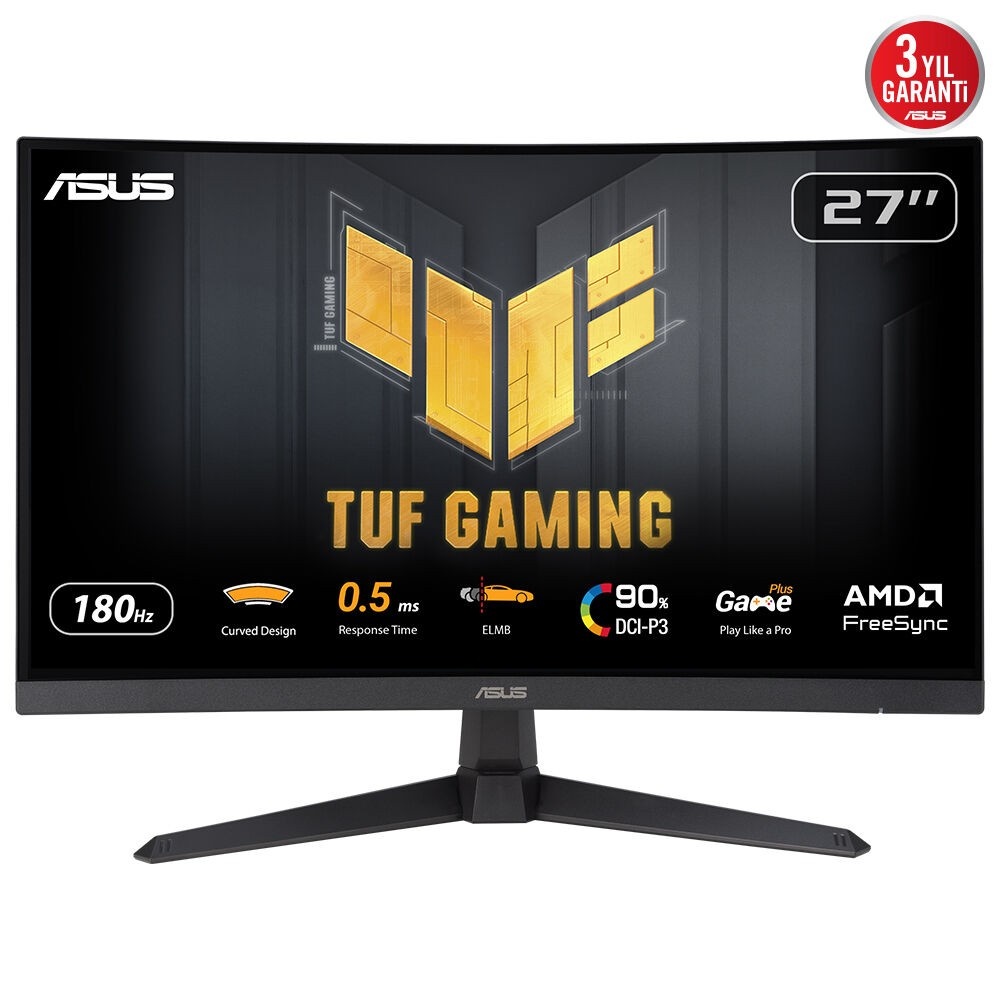 ASUS ASUS TUF Gaming VG27WQ3B Monitor PC 68,6 cm (27") 2560 x 1440 Pixel Quad HD LCD Nero - MONITOR E ACCESSORI | TecnoCARE.net Sabaudia, Latina, Terracina, San Felice Circeo e Pontinia