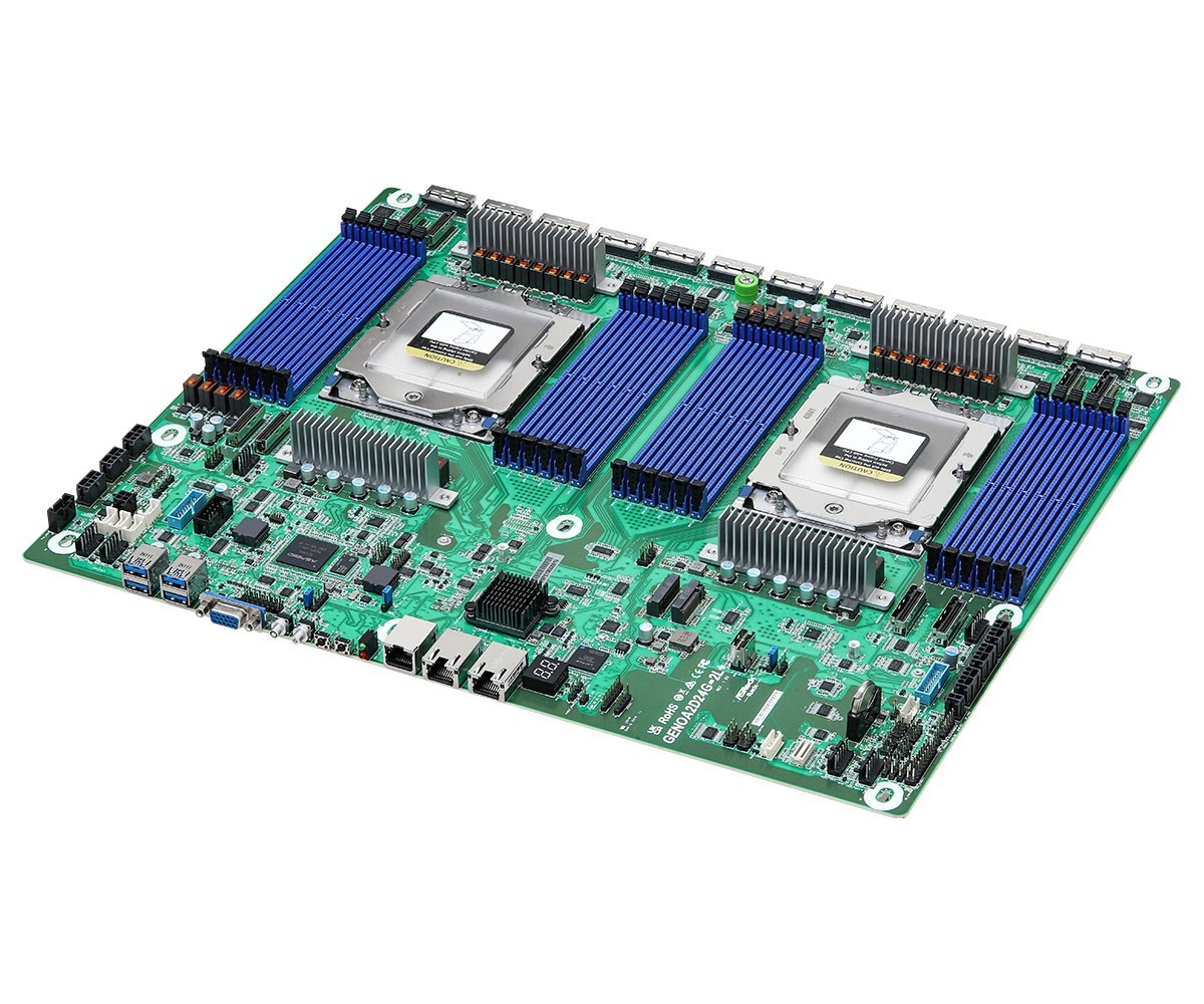 ASROCK ASRock GENOA2D24G-2L+, 2xSKT SP5, AMD EPYC 9004, SoC, 24xDIMM, NVMe, 2xM.2, 2xGbE, IPMI - COMPONENTI | TecnoCARE.net Sabaudia, Latina, Terracina, San Felice Circeo e Pontinia
