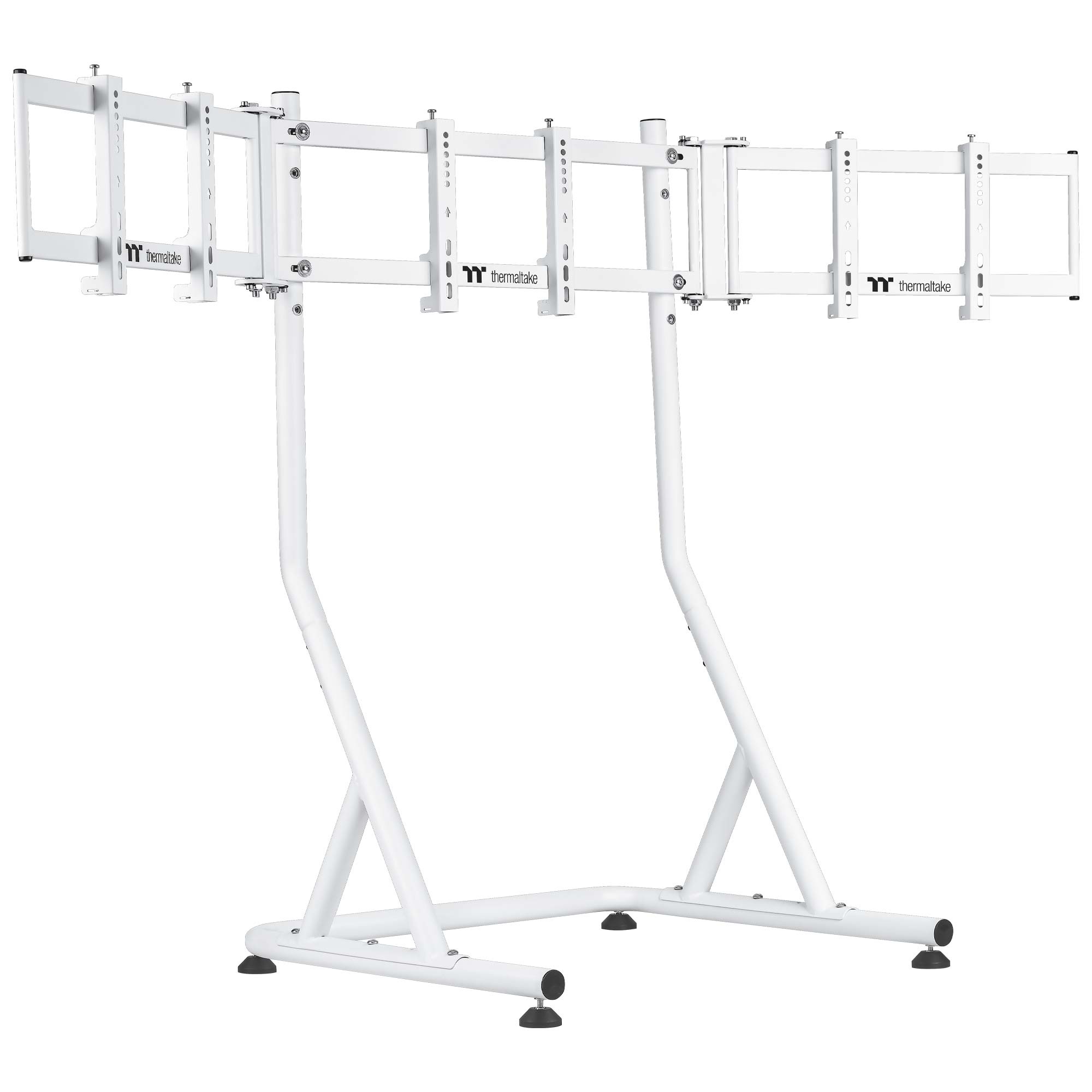 THERMALTAKE Thermaltake Triplo Supporto Da Corsa per Monitor - Bianco - ACCESSORI GAMING | TecnoCARE.net Sabaudia, Latina, Terracina, San Felice Circeo e Pontinia