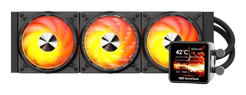 DARKFLASH DARKFLASH DE360 AIO LIQUID CPU COOLER, 360MM RADIATOR, 3X120MM ARGB FANS, 2500 RPM PUMP - CPU DISSIPATORI | TecnoCARE.net Sabaudia, Latina, Terracina, San Felice Circeo e Pontinia