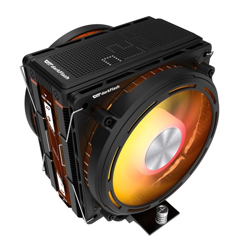DARKFLASH DARKFLASH E400 PLUS CPU AIR COOLER, DUAL ARGB FANS, 230W TDP, 800-2000 RPM, INTEL LGA1851/1700/1200 - CPU DISSIPATORI | TecnoCARE.net Sabaudia, Latina, Terracina, San Felice Circeo e Pontinia