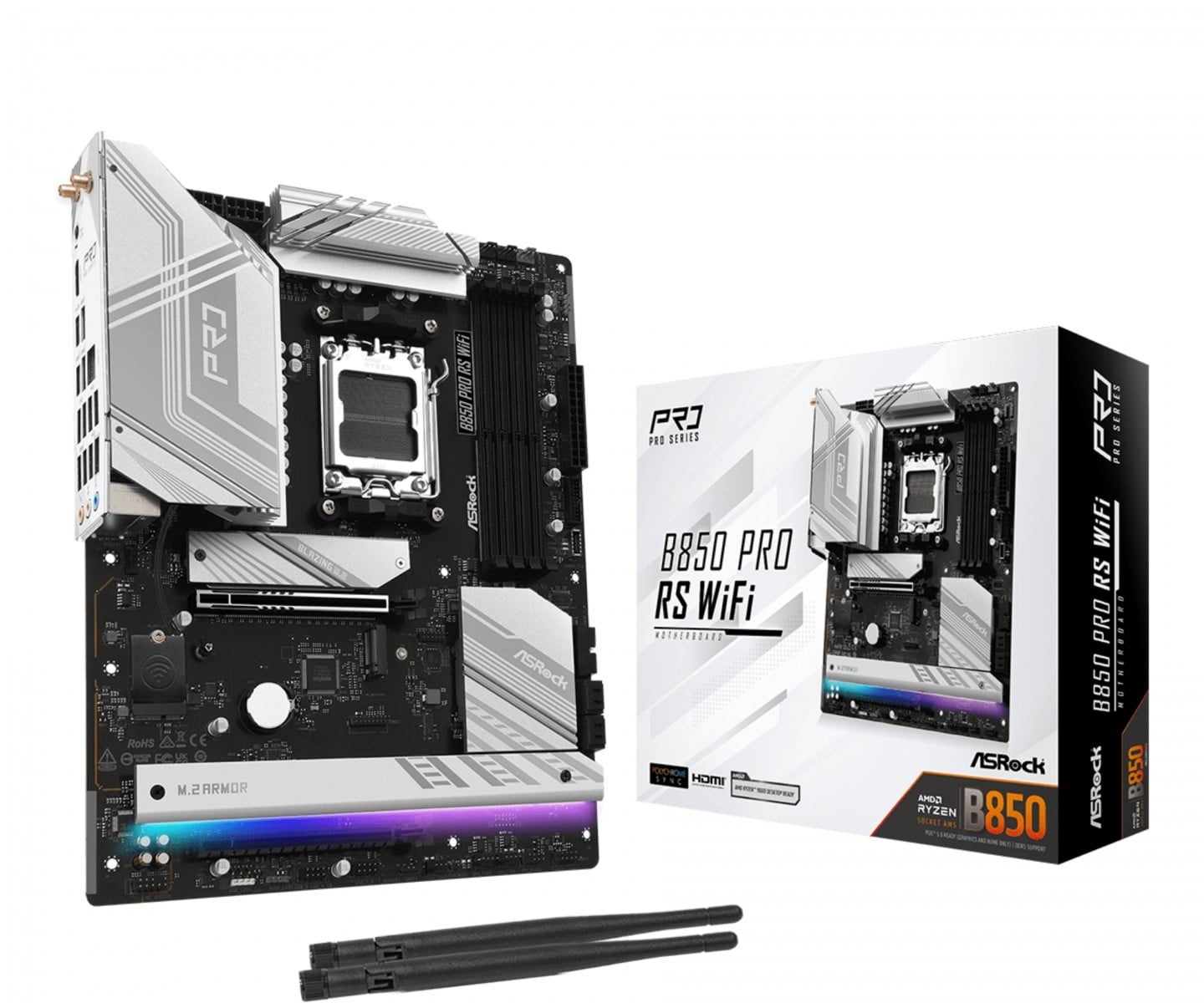 ASROCK ASRock 90-MXBQL-A0UAYZ Scheda madre B850 Pro RS WiFi ATX con DDR5 e Ethernet 2.5Gb - COMPONENTI | TecnoCARE.net Sabaudia, Latina, Terracina, San Felice Circeo e Pontinia