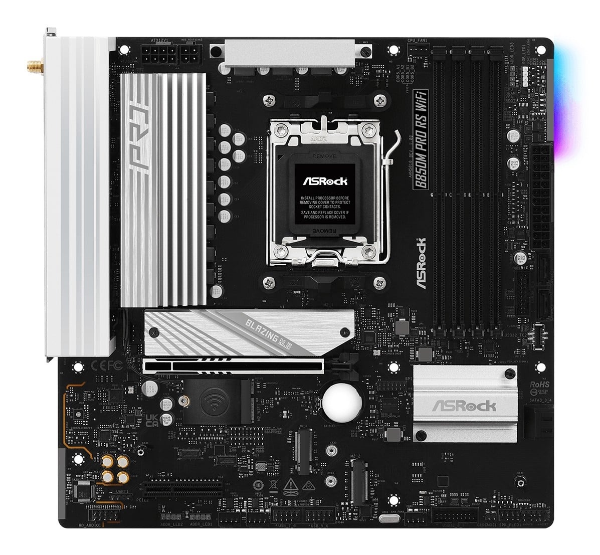 ASROCK ASRock 90-MXBR70-A0UAYZ Scheda madre B850M Pro RS WiFi DDR5 Supporto PCIe 5.0 - COMPONENTI | TecnoCARE.net Sabaudia, Latina, Terracina, San Felice Circeo e Pontinia