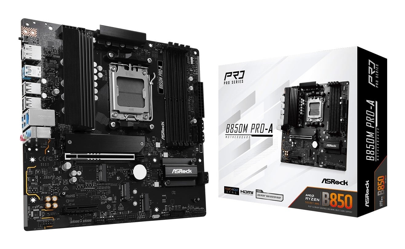 ASROCK ASRock 90-MXBR80-A0UAYZ Scheda madre B850M Pro-A con DDR5 e socket AM5 - COMPONENTI | TecnoCARE.net Sabaudia, Latina, Terracina, San Felice Circeo e Pontinia