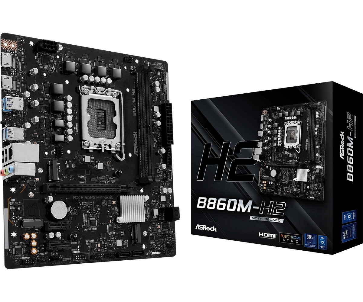 ASROCK Asrock B860M-H2 Intel B860 LGA 1851 (Socket V1) micro ATX - COMPONENTI | TecnoCARE.net Sabaudia, Latina, Terracina, San Felice Circeo e Pontinia