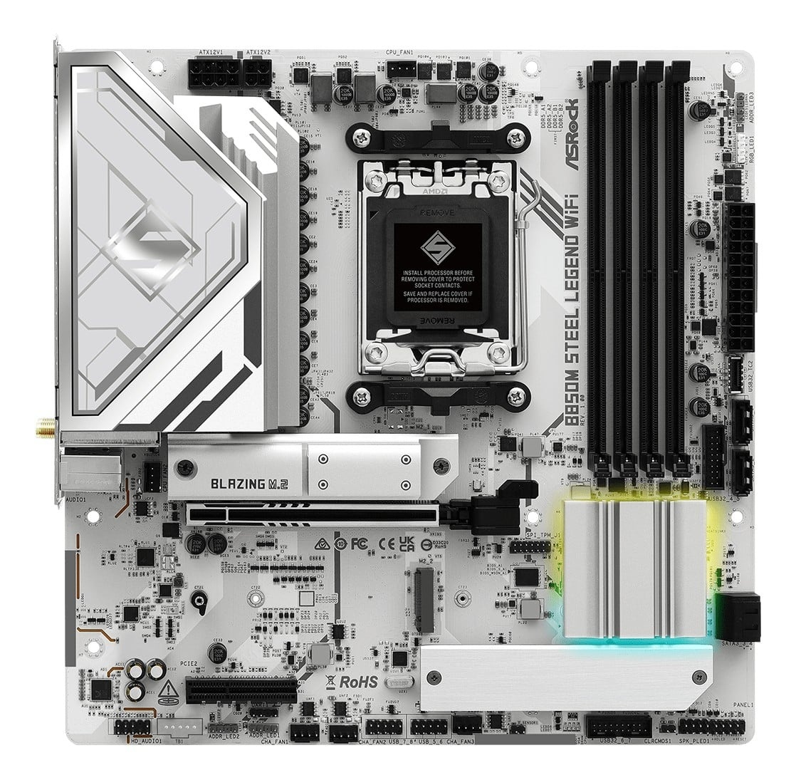 ASROCK ASRock B850M STEEL LEGEND WIFI Scheda madre AMD Ryzen 7000 con supporto DDR5 - COMPONENTI | TecnoCARE.net Sabaudia, Latina, Terracina, San Felice Circeo e Pontinia