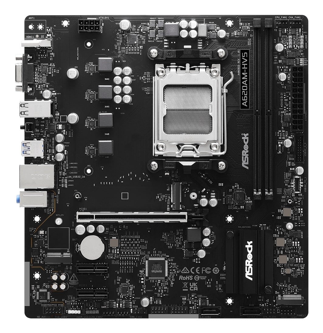 ASROCK Asrock A620AM-HVS AMD A620A Socket AM5 micro ATX - COMPONENTI | TecnoCARE.net Sabaudia, Latina, Terracina, San Felice Circeo e Pontinia