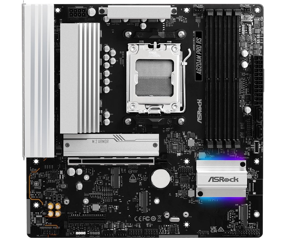 ASROCK Asrock A620AM Pro RS AMD A620A Socket AM5 micro ATX - COMPONENTI | TecnoCARE.net Sabaudia, Latina, Terracina, San Felice Circeo e Pontinia