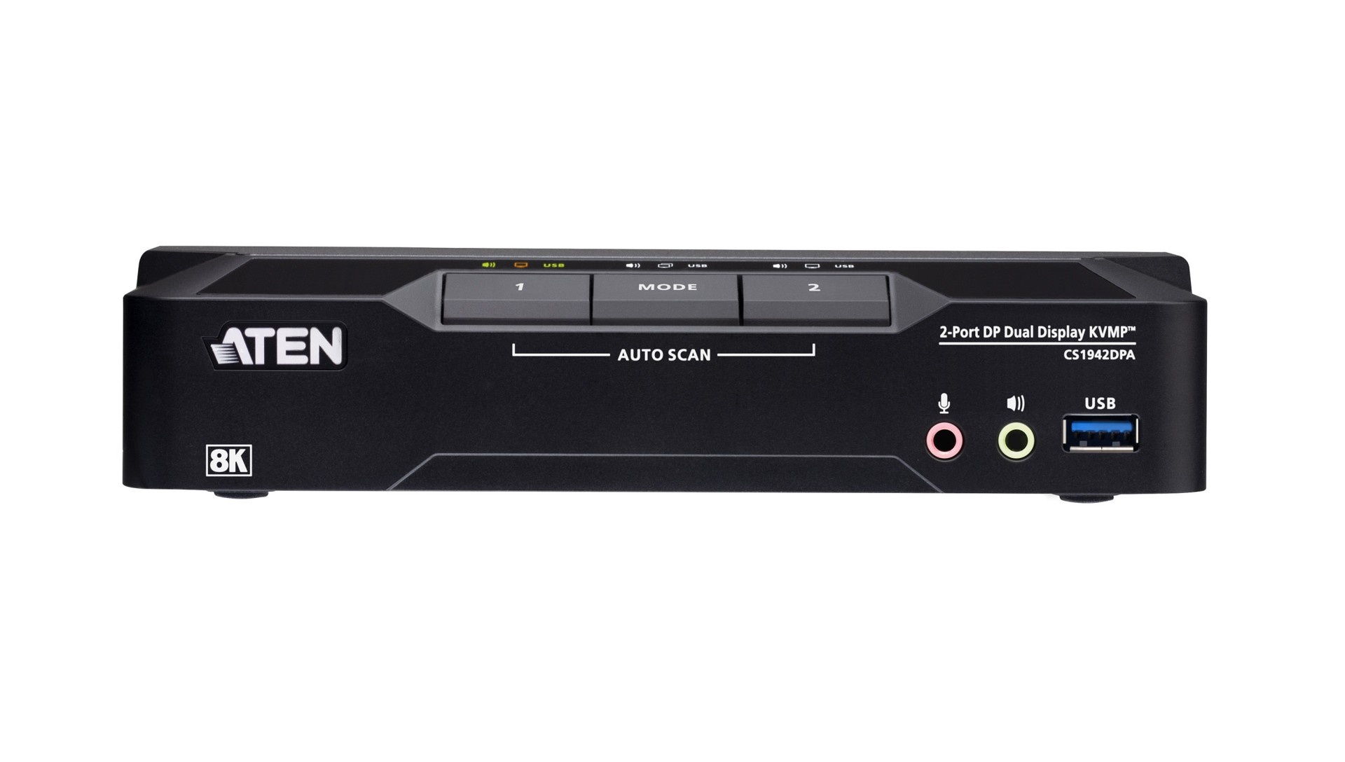 ATEN Aten CS1942DPA-AT-G 2P USB3.0 8K DP Doppio Display KVMP™ Sw - TASTIERE E CONTROLLER | TecnoCARE.net Sabaudia, Latina, Terracina, San Felice Circeo e Pontinia