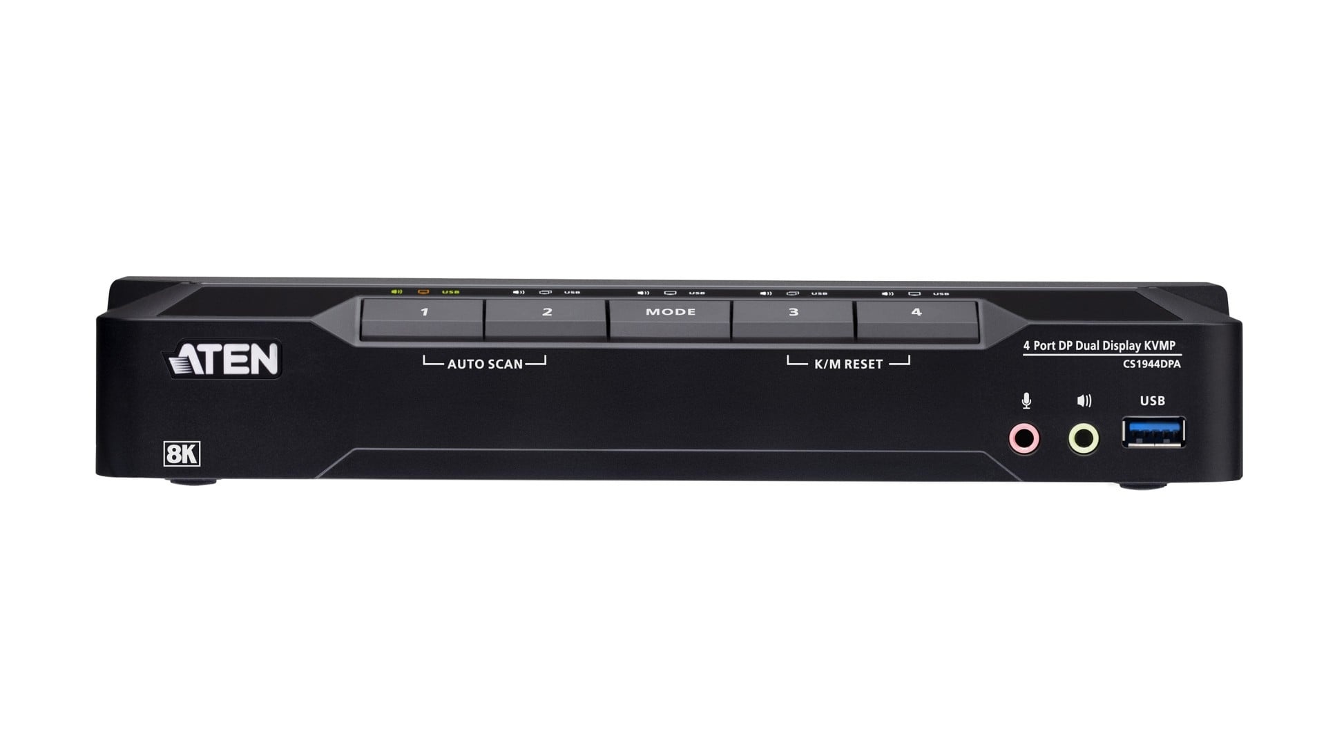 ATEN Aten CS1944DPA-AT-G 4P USB3.0 8K DP Doppio Display KVMP™ Sw - TASTIERE E CONTROLLER | TecnoCARE.net Sabaudia, Latina, Terracina, San Felice Circeo e Pontinia