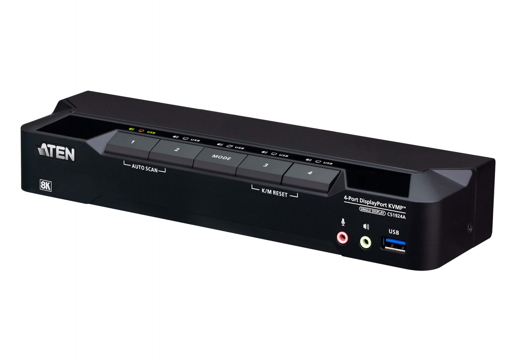 ATEN Aten CS1924A-AT-G 4-Port USB 3.0 8K DisplayPort KVMP. Sw - TASTIERE E CONTROLLER | TecnoCARE.net Sabaudia, Latina, Terracina, San Felice Circeo e Pontinia