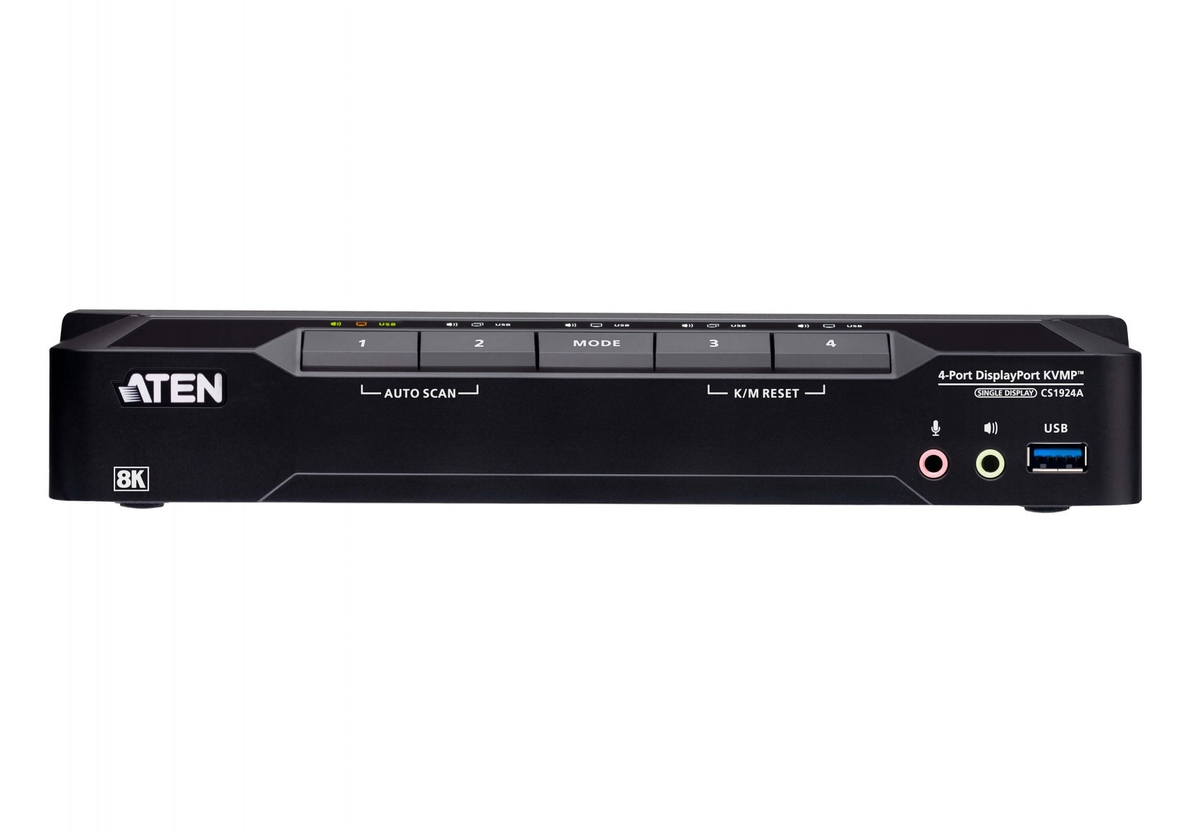 ATEN Aten CS1924A-AT-G 4-Port USB 3.0 8K DisplayPort KVMP. Sw - TASTIERE E CONTROLLER | TecnoCARE.net Sabaudia, Latina, Terracina, San Felice Circeo e Pontinia