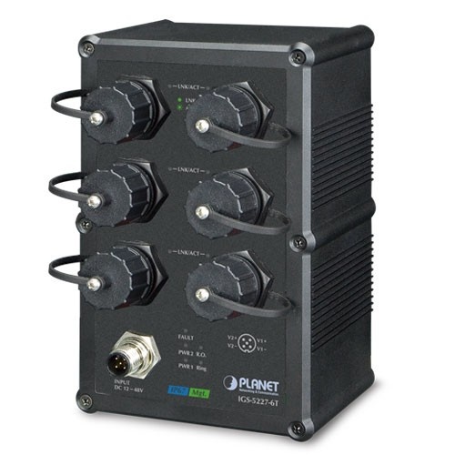 PLANET PLANET IGS-5227-6T switch di rete Gestito L2+ Gigabit Ethernet (10/100/1000) Nero - RETI | TecnoCARE.net Sabaudia, Latina, Terracina, San Felice Circeo e Pontinia