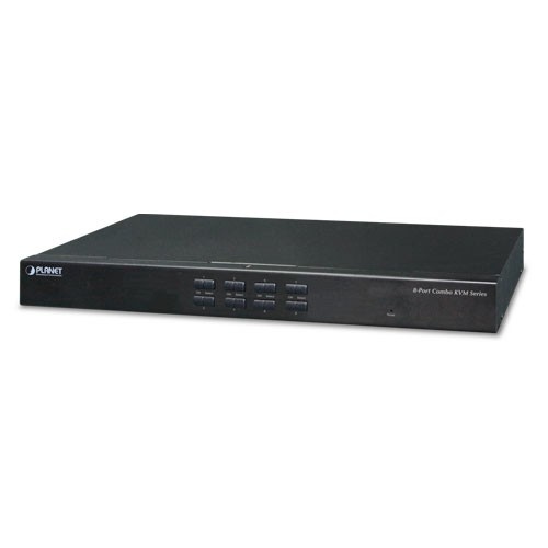 PLANET PLANET KVM-210-08 switch per keyboard-video-mouse (kvm) Montaggio rack Nero - TASTIERE E CONTROLLER | TecnoCARE.net Sabaudia, Latina, Terracina, San Felice Circeo e Pontinia