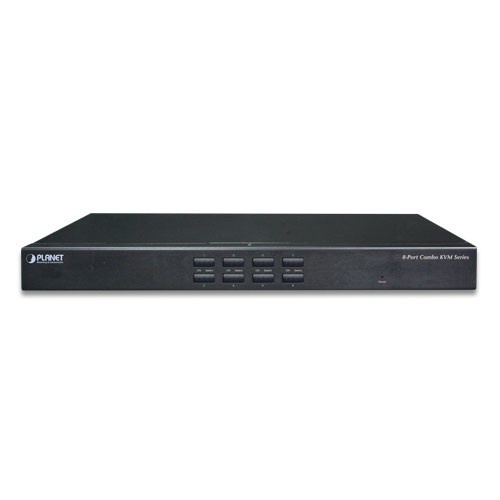 PLANET PLANET KVM-210-08 switch per keyboard-video-mouse (kvm) Montaggio rack Nero - TASTIERE E CONTROLLER | TecnoCARE.net Sabaudia, Latina, Terracina, San Felice Circeo e Pontinia