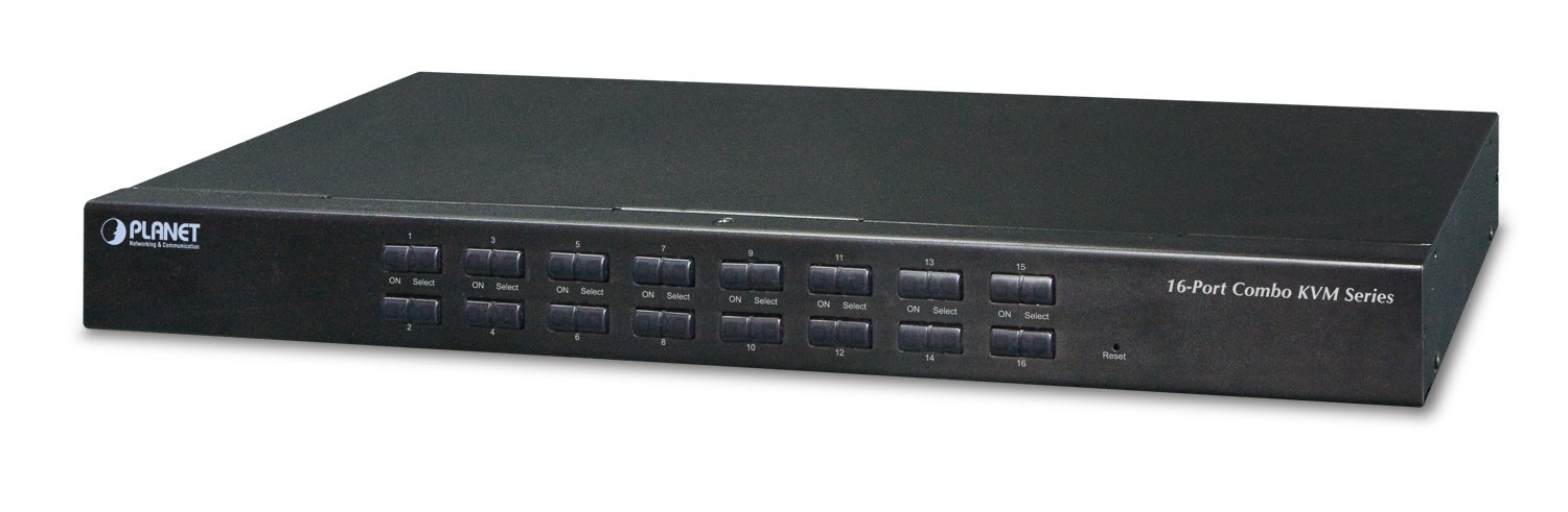 PLANET PLANET 16-Port Combo IP KVM Switch: switch per keyboard-video-mouse (kvm) Montaggio rack Nero - TASTIERE E CONTROLLER | TecnoCARE.net Sabaudia, Latina, Terracina, San Felice Circeo e Pontinia