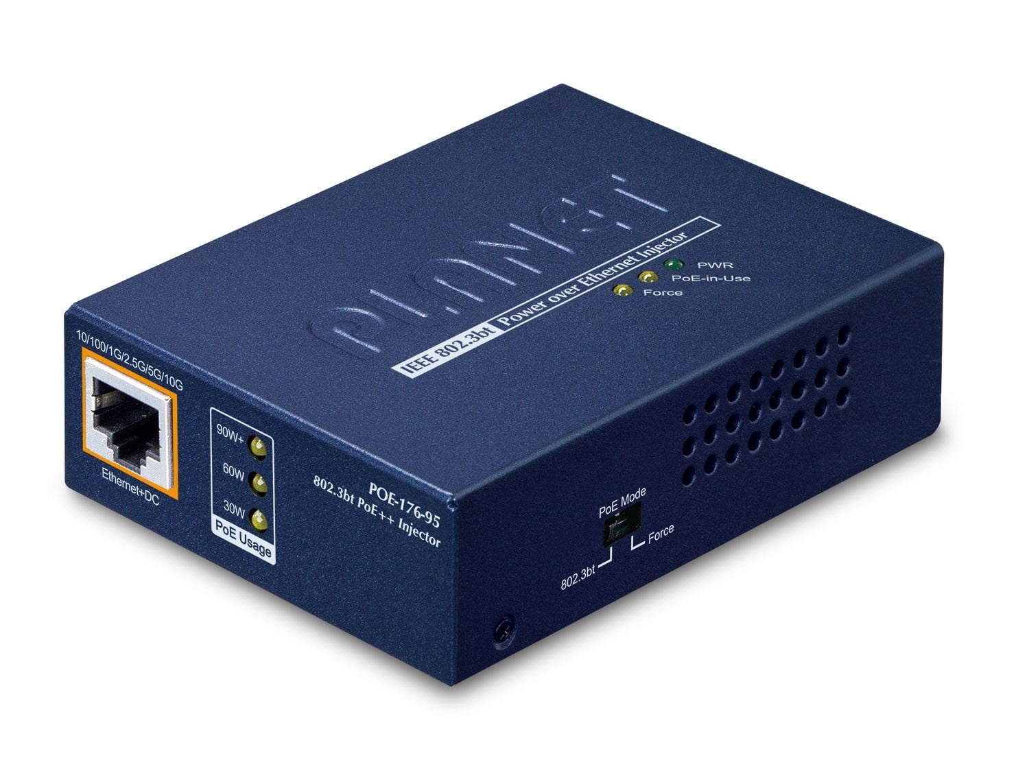 PLANET PLANET Single-Port 10Gbps 802.3bt Supporto Power over Ethernet (PoE) Blu - RETI | TecnoCARE.net Sabaudia, Latina, Terracina, San Felice Circeo e Pontinia