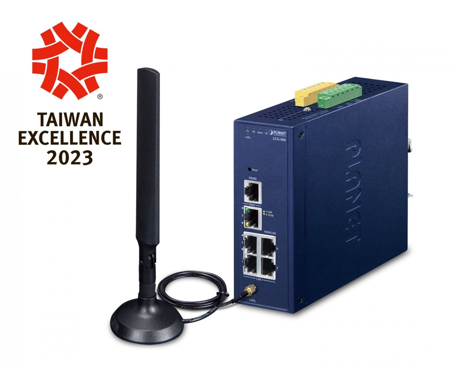PLANET PLANET Industrial 5-Port GE LoRaWAN Gateway LCG-300-EU gateway/controller - RETI | TecnoCARE.net Sabaudia, Latina, Terracina, San Felice Circeo e Pontinia