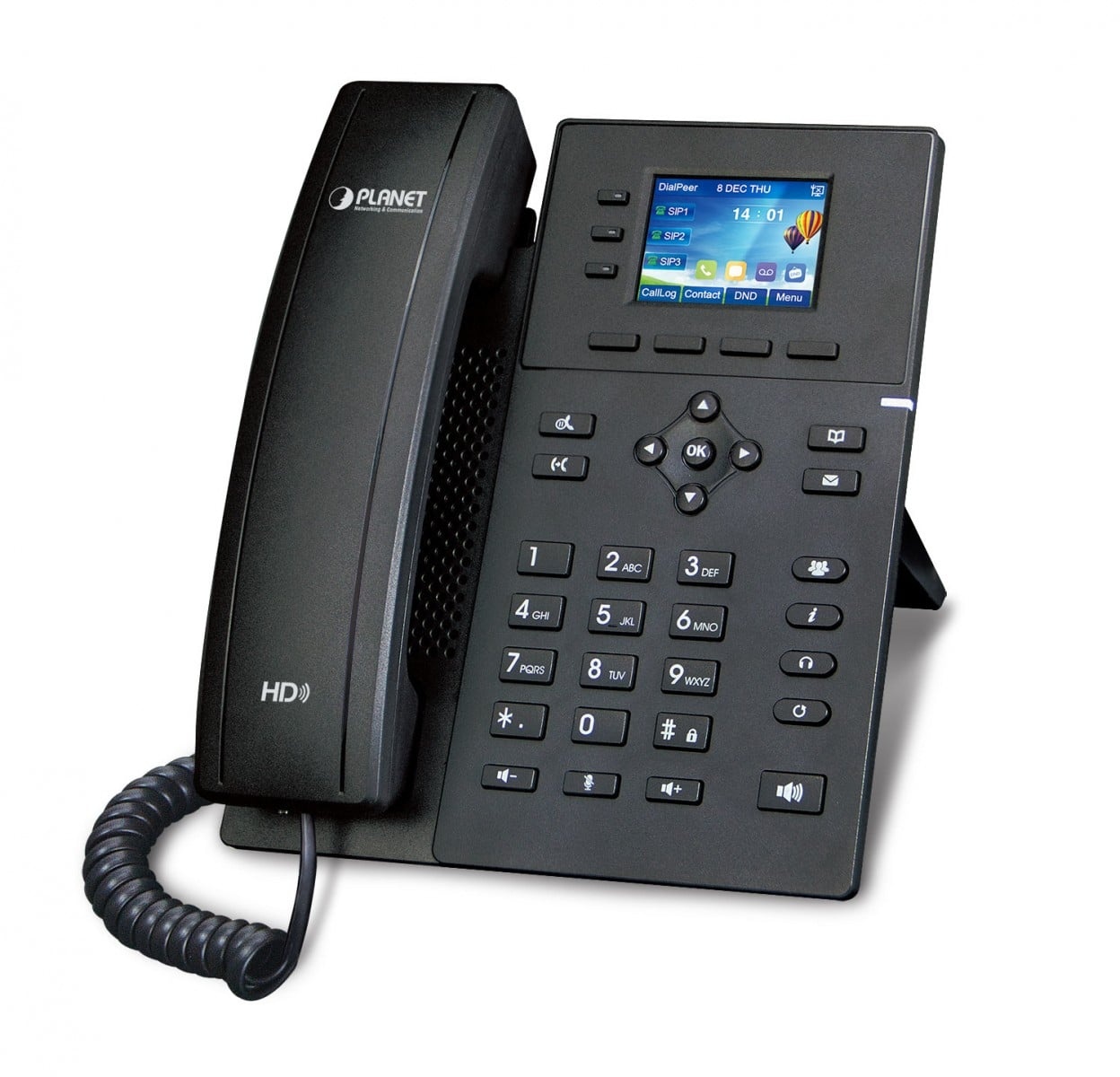 PLANET Planet VIP-1140PT High Definition Color PoE IP Phone - APPARECCHIATURA TELEFONICA | TecnoCARE.net Sabaudia, Latina, Terracina, San Felice Circeo e Pontinia