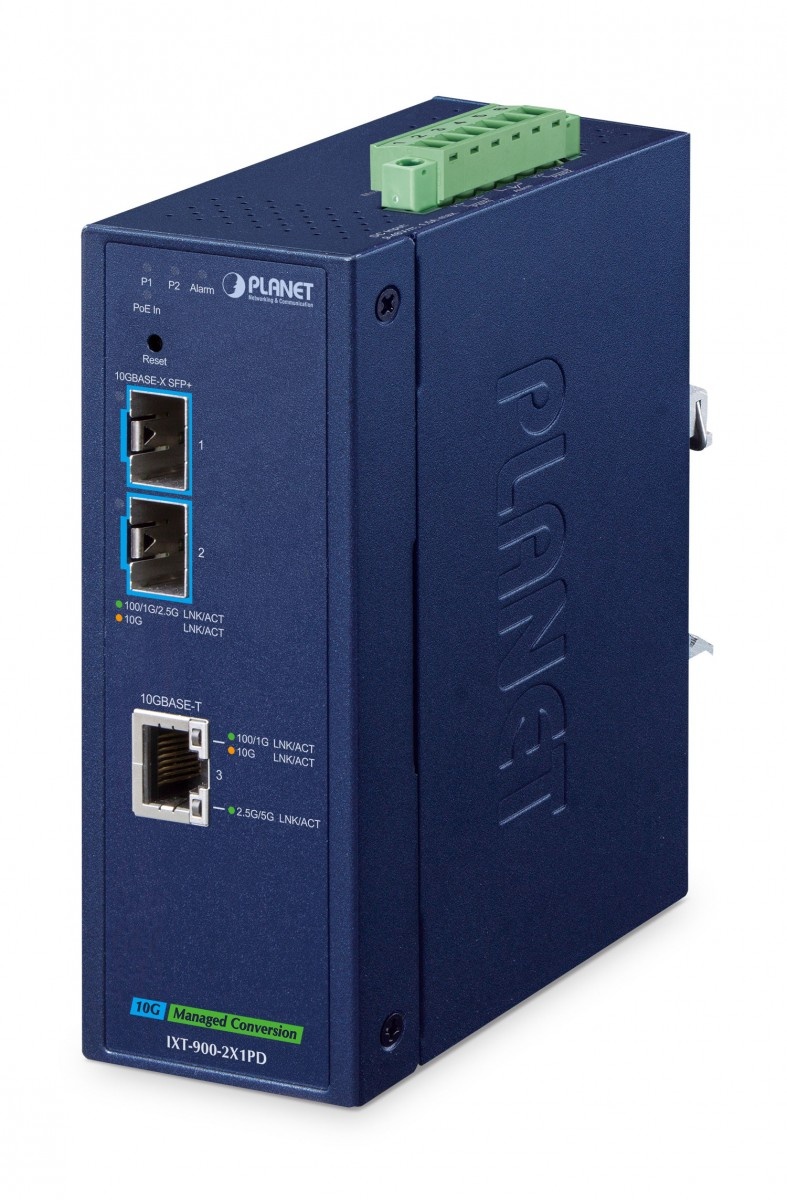 PLANET Planet IXT-900-2X1PD Interruttore in fibra ottica industriale a 2 porte IP40 10000 Mbit/s - RETI | TecnoCARE.net Sabaudia, Latina, Terracina, San Felice Circeo e Pontinia