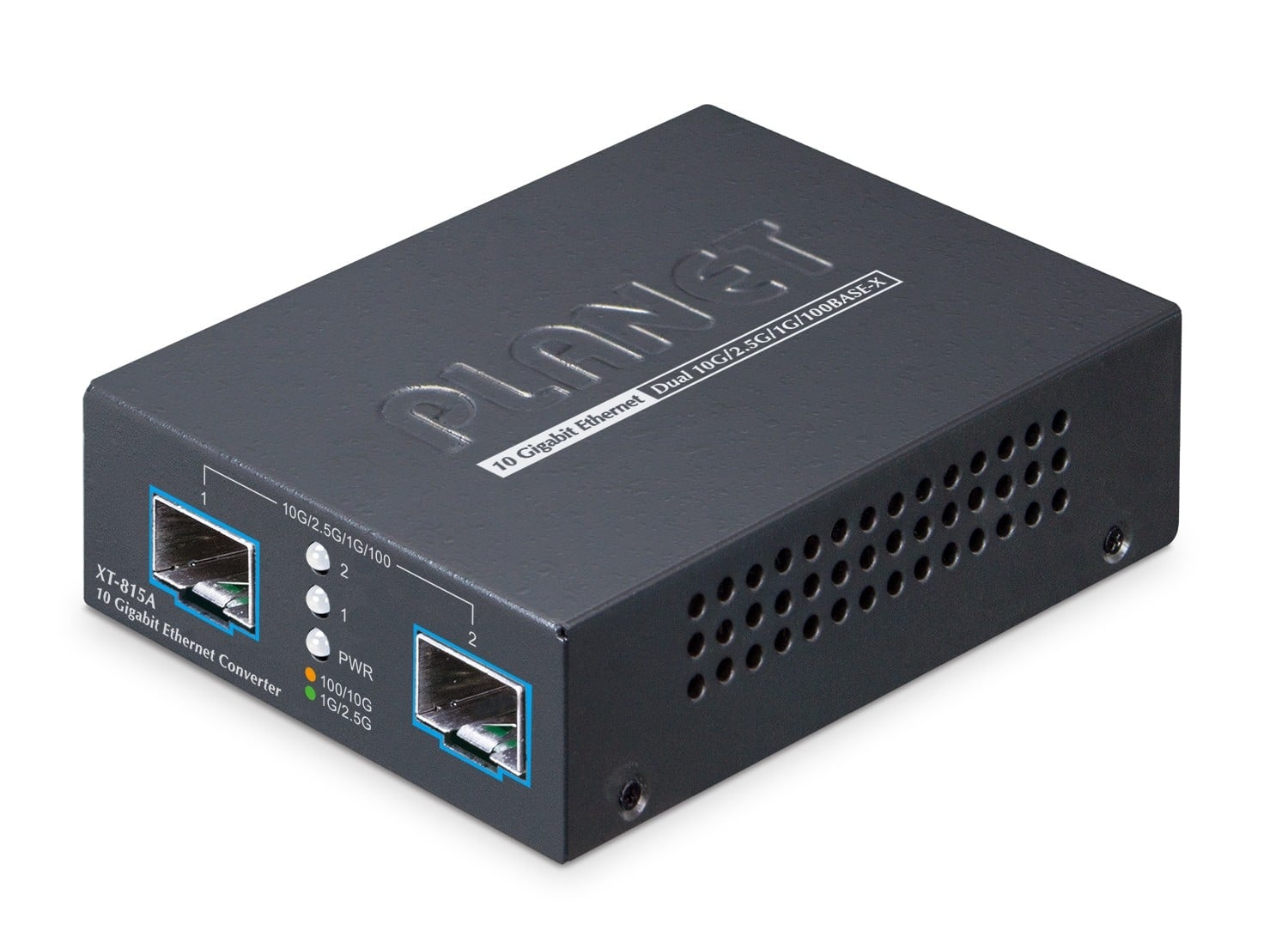 PLANET PLANET 2-Port 10G/2.5G/1G/100BASE-X convertitore multimediale di rete Nero - RETI | TecnoCARE.net Sabaudia, Latina, Terracina, San Felice Circeo e Pontinia
