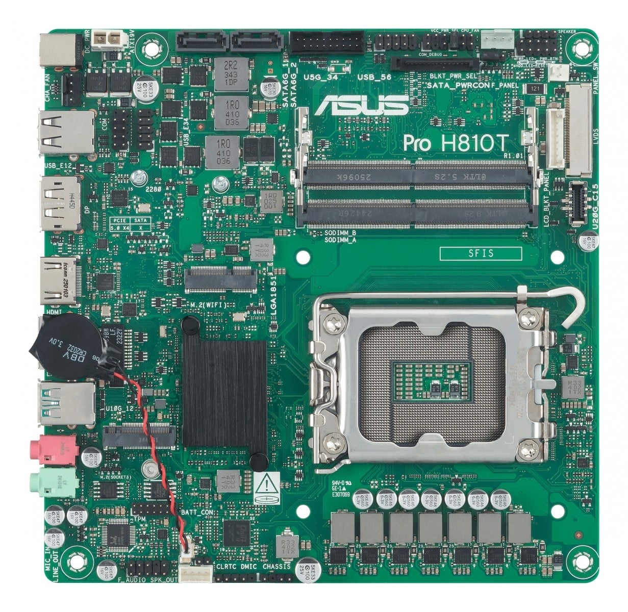 ASUS ASUS Pro H810T-CSM Intel H810 LGA 1851 (Socket V1) Thin Mini ITX - COMPONENTI | TecnoCARE.net Sabaudia, Latina, Terracina, San Felice Circeo e Pontinia