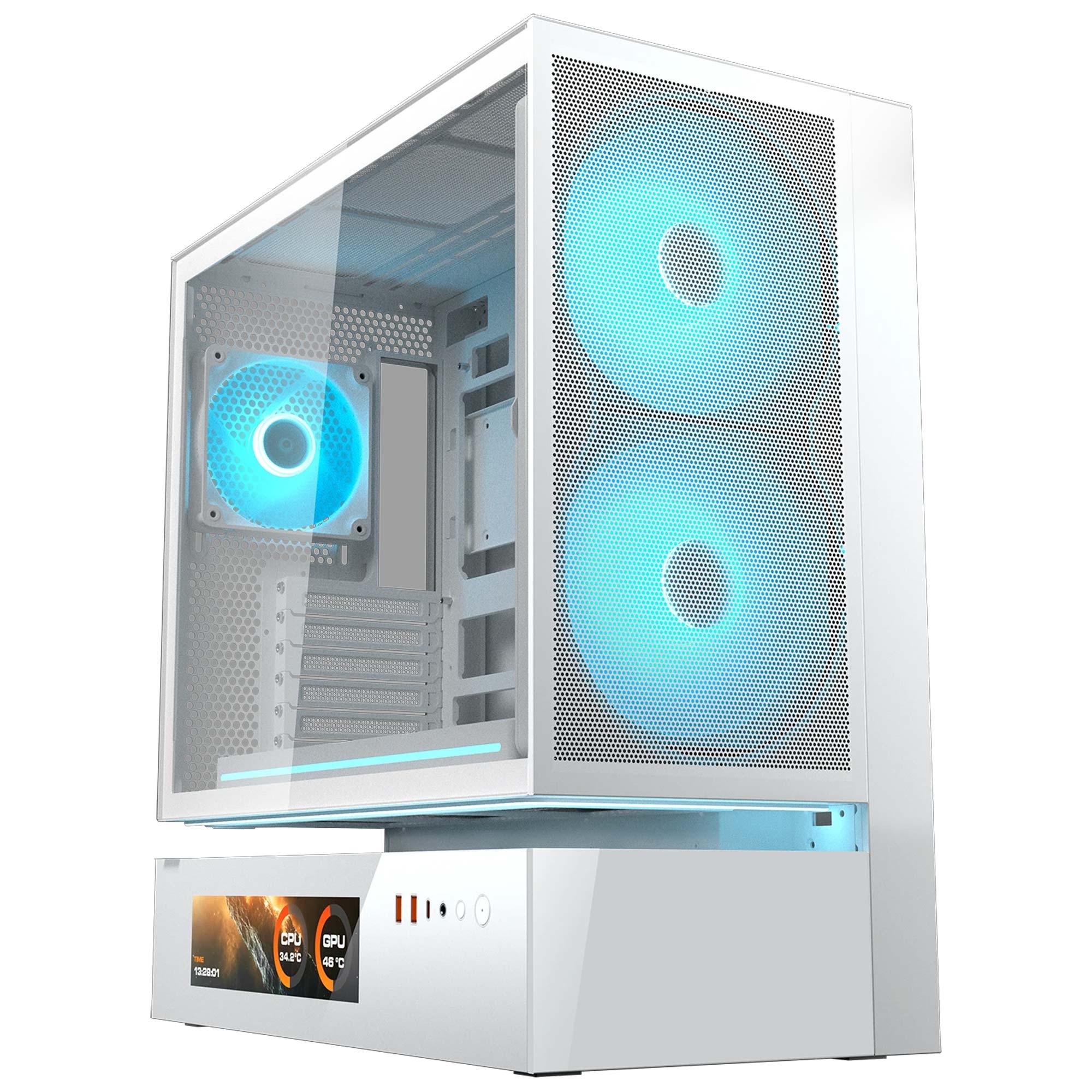 COUGAR Cougar CFV235 Mesh Vision, Mid-Tower, Vetro Temperato - Bianco - CASE | TecnoCARE.net Sabaudia, Latina, Terracina, San Felice Circeo e Pontinia