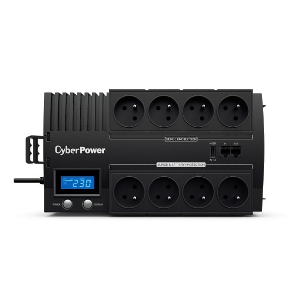 CYBERPOWER CyberPower BR700ELCD-FR gruppo di continuità (UPS) A linea interattiva 0,7 kVA 420 W 8 presa(e) AC - BATTERIE E ALIMENTATORI | TecnoCARE.net Sabaudia, Latina, Terracina, San Felice Circeo e Pontinia