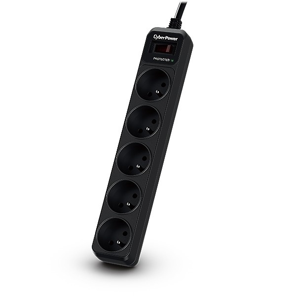 CYBERPOWER CyberPower B0520SC0-FR protezione contro le sovratensioni Nero 5 presa(e) CA 200 - 250 V 1,8 m - PROTEZIONE CIRCUITI | TecnoCARE.net Sabaudia, Latina, Terracina, San Felice Circeo e Pontinia