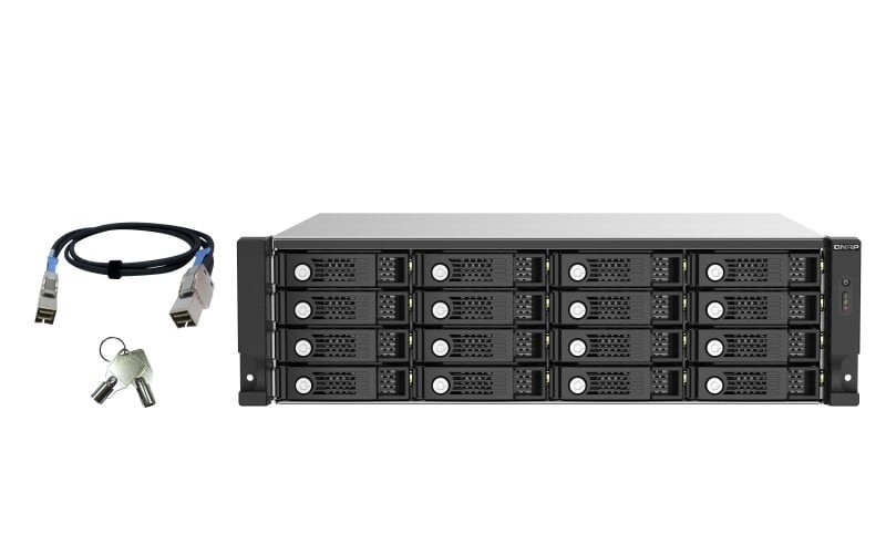 QNAP QNAP TL-R1620Sep-RP Box esterno HDD Nero, Grigio 2.5/3.5" - SUPPORTI PER LA MEMORIZZAZIONE | TecnoCARE.net Sabaudia, Latina, Terracina, San Felice Circeo e Pontinia