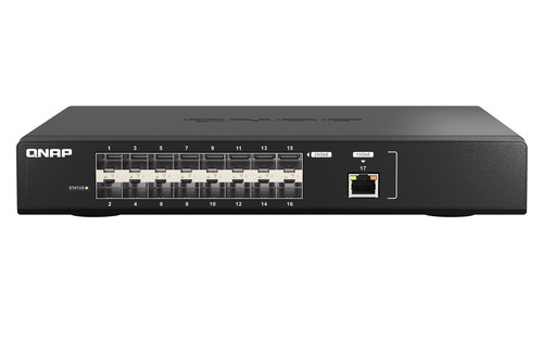 QNAP QNAP SWITCH - QSW-M5216-1T, 1 PORT 10GBE RJ45, 16 PORTS GBE SFP28, WEB MANAGED SWITCH, RACKMOUNT DES - SWITCH E HUB | TecnoCARE.net Sabaudia, Latina, Terracina, San Felice Circeo e Pontinia